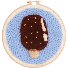 Daysoy 藝術課 冰淇淋戳戳繡 DIY, 1個, NO 09