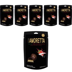 MIESZKO 美仕格 AMORETTA UPGRADE草莓奶油夾心巧克力, 65g, 6包