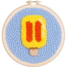 Daysoy 藝術課 冰淇淋戳戳繡 DIY, 1個, NO 08