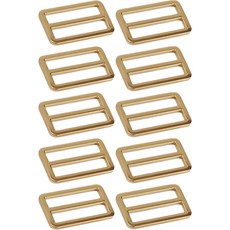 扁平帶調節扣 38mm, 10個, 金色