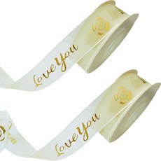 市場敏感性透明絲帶禮品包裝 Love You 2p, 混色