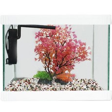 로라펫 모던 앤티크 몰딩 어항 + 스톤 + 수초 세트, 화이트(어항),  오색사(스톤), 랜덤발송(수초), 1개