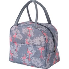 Kkokka 美味午餐便當袋 01 灰色紅鶴