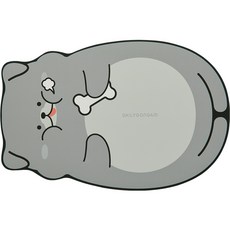 Dailygongam 可愛地墊, D 淺灰色