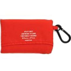 Penco Utility 便攜式戶外防水露營座椅 + 小袋套組, 紅色