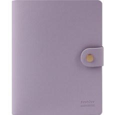 Recoz 柔軟四格相簿, 20張, 薰衣草紫
