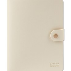 Recoz 柔軟四格相簿, 20張, 奶油色