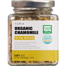 yURIA 玻璃瓶裝系列洋甘菊茶, 26g, 1罐, 1罐