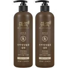 植物性人蔘草本洗髮精, 500ml, 2個