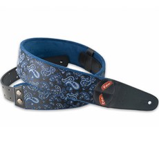 RIGHTON Light On吉他背帶 Paisley 藍色, 1個