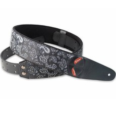 righton 기타 스트랩 Paisley 블랙, 1개