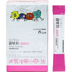 康普茶 五味子口味, 5g, 14條, 1盒