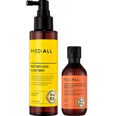 MED ALL RCP強健髮根頭皮淨化洗髮精 新鮮柑橘香 100ml+養髮液 120ml, 1套