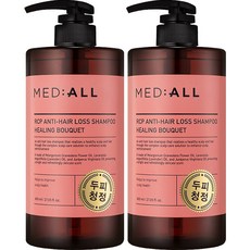 MED ALL RCP強健髮根洗髮露 療癒花香, 2瓶, 800ml