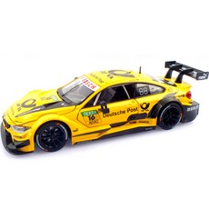 Replicas 1 : 24 車門可開 LED BMW M4 DTM 壓鑄模型車 MSZ925310YE, 黃色, 1個
