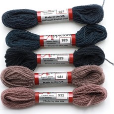 Joy Cross Stitch Appleton Woolsa 5 件套, 1套, 927, 928, 929, 931, 932