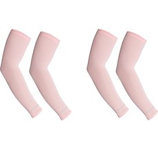 인콘트로 스트라이프 쿨토시 양손착용, 핑크, 2세트