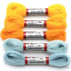 JoyJasu Appleton 羊毛繡線 5件組, 1套, 555, 556, 557, 561, 562