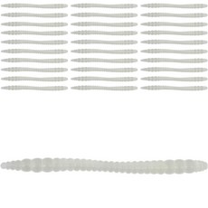 에쉬울프 낚시 지렁이 루어 야광 미끼 투명, 1개, 100g