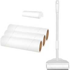 Saenghwalgongsik 斜切式強力除塵滾輪 3段式長柄 + 收納盒 + 補充包3入組, 1套