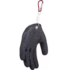 Quardi釣魚手套左手+磁扣, 黑手套)