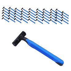 用於 Janyhome 住宿的一次性剃刀藍色, 50個, 1入