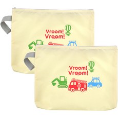 噗噗車餐盤收納袋, 2個
