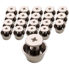 螺絲型包底釘, 20個, 銀色