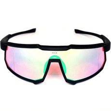 HILX 大頭款 BIG HEAD 專業運動高爾夫太陽眼鏡, 黑色, 1個