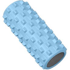Quardi Wolf 實心瑜珈滾筒, 藍色