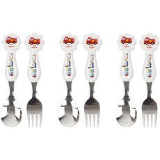 嬰兒 Vroom Vroom 勺子 3 件套, 混色, 湯匙+叉子, 3組