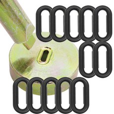 Craft Subsidiary 橢圓孔眼 L 30p+模具套組, 1套, 黑色(雞眼)