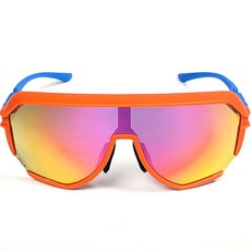 HILX 뉴블러드 NEW BLOOD 스포츠 선글라스, 오렌지 블루 퍼플편광, 1개