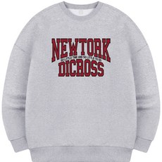 디크로스 여성용 딘레드 기모 W 맨투맨 YMB_0007