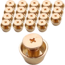 螺絲型包底釘, 20個, 金色