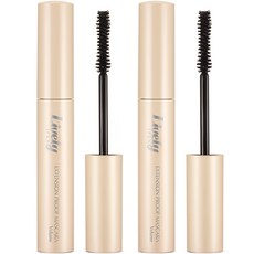 IPKN 活力纖長豐盈睫毛膏, Black, 2支