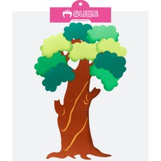 Uniart 毛氈大樹 新款雙色, 1個, 混合顏色