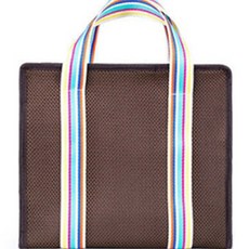 소니오 휴대용 매쉬 레트로 피크닉 캠핑가방, 02 커피, 1단, 1개