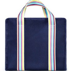 소니오 휴대용 매쉬 레트로 피크닉 캠핑가방, 03 네이비 블루, 1단, 1개