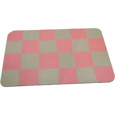 하이어리 규조토 체크 욕실 발매트, 05, 1개