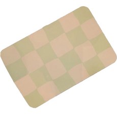 海爾利 珪藻土格紋浴室腳踏墊, 06, 1個