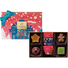 GODIVA 聖誕限定系列綜合巧克力禮盒 7入, 1組