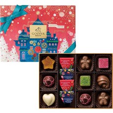 GODIVA 聖誕限定系列綜合巧克力禮盒 13入, 1組