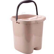 Friendmin 便攜式可折疊足部穴位足浴盆 粉色 36cm, 1個