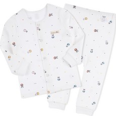 Organic Boom 嬰幼兒杯子兔內衣上下套裝