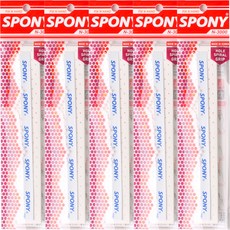 SPONY 羽球 Soft Fit 孔洞螺旋握把布 N-3000, 白色, 5個