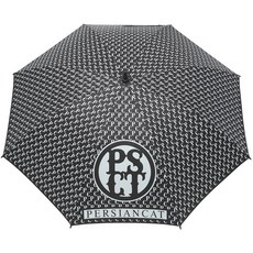 波斯貓花押字高爾夫傘, 黑色