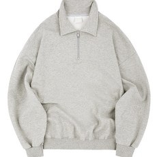 timsfit 男士翻領拉鍊大學T恤