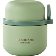 OSLO Brioche保溫保冷食物罐, 綠色, 300ml, 1個