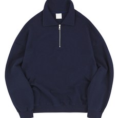 timsfit 男士翻領拉鍊大學T恤